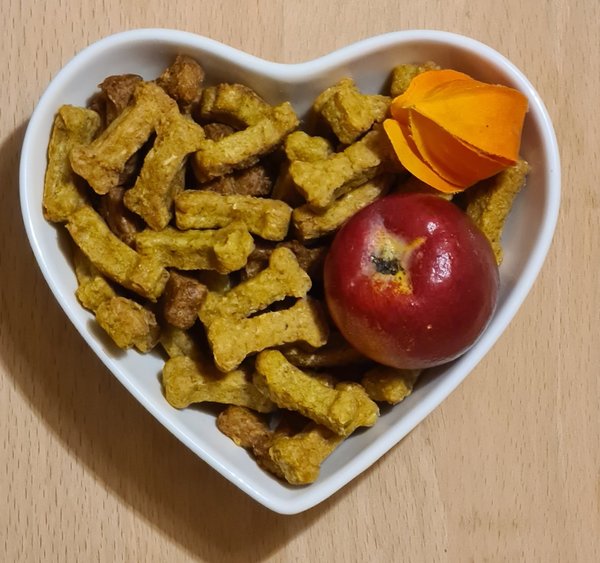 Müsli-Dinkelriegel Apfelmus-Kokonut - 2,5 cm - Wuffis-Love-Food