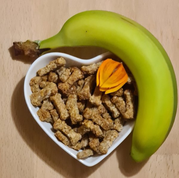 Müsli-Dinkelriegel Banana-Kokonut - 2,5 cm - Wuffis-Love-Food