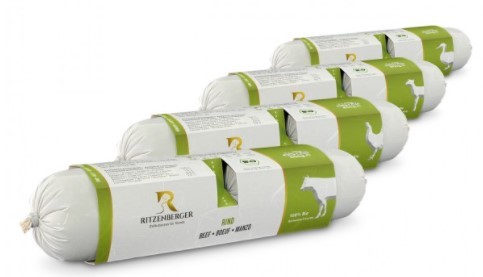 Bio-Futterbox 12 x Duo-Rolls (2 x 400 g) für Hunde - Ritzenberger