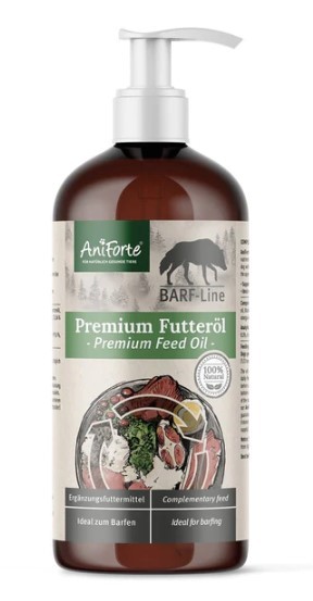 Premium Futteröl BARF-Line - essentielle Fettsäuren für Hunde - AniForte
