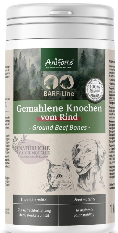 BARF-Line Gemahlene Knochen für Hunde & Katzen - Anifit - Aniforte