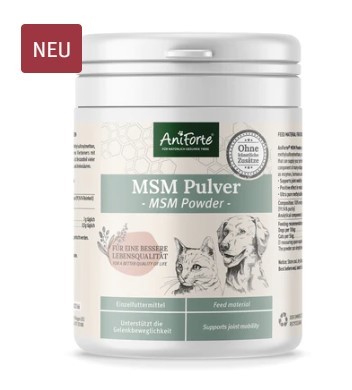 MSM Pulver für Hunde & Katzen - Aniforte