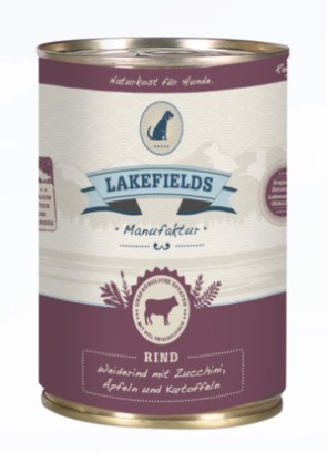 Menü Rind für ausgewachsene Hunde - Lakefields
